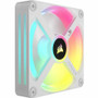 Corsair iCUE LINK QX120 RGB 120mm PWM PC Fan Expansion Kit - White - 1 x Fan(s) - 1786.8 L/min Maximum Airflow - 2400 rpm - Magnetic - (CO-9051005-WW)