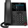 Poly VVX 350 IP Phone - Corded - Corded - Desktop Wall Mountable - Black - VoIP - 2 x Network RJ-45 - PoE Ports 89B69AAABA