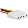 StarTechcom_LP4_to_SATA_Power_Cable_Adapter_with_Floppy_Power_-_Black_LP4SATAFMD
