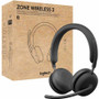 Logitech Zone Wireless 2 Headset - Wireless - Bluetooth - 164 ft - 20 Hz - 20 kHz - Over-the-head - Omni-directional, MEMS Technology (Fleet Network)