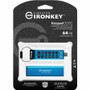 IronKey Keypad 200 64GB USB 3.2 (Gen 1) Type C Flash Drive - 64 GB - USB 3.2 (Gen 1) Type C - 280 MB/s Read Speed - 200 MB/s Write - - (IKKP200C/64GB)