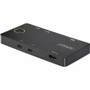 StarTech.com KVM Switchbox - 2 Computer(s) - 1 Local User(s) - 4K - 4096 x 2160 - 6 x USB - USB 2.0 - 1 x HDMI (Fleet Network)