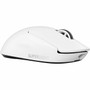 Logitech G PRO X Superlight 2 Lightspeed Gaming Mouse - Opto-mechanical - Wireless - Rechargeable - White - 1 Pack - USB 20 - 32000 - 910-006636