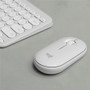 Logitech Pebble 2 Combo Wireless Keyboard and Mouse - USB Type A Wireless Bluetooth Keyboard - Tonal White - USB Type A Wireless Mouse (920-012198)