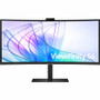 Samsung ViewFinity S6 S34C654VAN 34" Class Webcam UW-QHD Curved Screen LCD Monitor - 21:9 - Black - 34" Viewable - Vertical Alignment (Fleet Network)