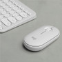 Logitech Pebble 2 Combo for Mac Wireless Keyboard and Mouse - USB Type A Wireless Bluetooth Keyboard - Tonal White - USB Type A Mouse (920-012201)