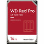 WD Red Pro WD142KFGX 14 TB Hard Drive - 3.5" Internal - SATA (SATA/600) - Conventional Magnetic Recording (CMR) Method - NAS Device - (Fleet Network)