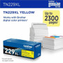Brother Original High Yield Laser Toner Cartridge - Yellow - 1 Each - 2300 Pages (TN229XLY)