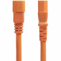 StarTechcom 6ft 18m Heavy Duty PDU Power Cord IEC 60320 C14 to C15 15A 250V 14AWG Orange Power Cable UL Listed Components - 8915-460Q-POWER-CORD