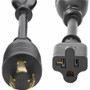 StarTech.com 6in (15cm) Heavy Duty Power Cord, NEMA L5-20P to NEMA 5-20R Plug Converter Cable, 20A 125V, 12AWG, UL Listed Components - (K31D-2U00-POWER-CORD)