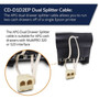 apg Printer Interface Cable  CD-D1D2EP Dual Drawer Splitter Cable  RJ-12 Male Splitter Cable for Epson Printers - RJ-12 Male CD-D1D2EP