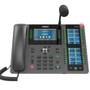 X210i VoIP SIP visualization paging console telephone with gooseneck microphone, 2 x Gigabit Ethernet, 10 x line keys, PoE required, AC optional (SKU #PS5V2A), 4.3 inch colour main LCD, 2 x 3.5 inch side color displays for DSS keys,