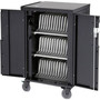 Bretford CoreX Cart - 3 Shelf - 4 Casters - Steel - 29.5" Width x 26" Depth x 44.5" Height - Black - For 45 Devices (TCOREX45)