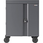 Bretford CUBE Cart - 2 Shelf - 4 Casters - 5 127 mm Caster Size - Steel - 30 Width x 265 Depth x 375 Height - Tangerine - For TVC36PAC-TAG