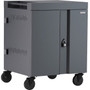 Bretford CUBE Cart - 2 Shelf - 4 Casters - 5 127 mm Caster Size - Steel - 30 Width x 265 Depth x 375 Height - Tangerine - For TVC36PAC-TAG