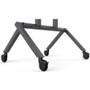 Heckler Design AV Cart for Logitech Rally Bar - 136.08 kg Capacity - 4 Casters - 4" (101.60 mm) Caster Size - Powder Coated Steel - (H730-BG)