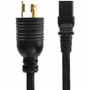 StarTech.com 6ft (1.8m) Heavy Duty Power Cord, Twist-Lock NEMA L6-20P to IEC 60320 C19, 20A 250V, 12AWG, UL Listed Components - 6ft to (ZA16-2600-POWER-CORD)