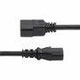 StarTech.com 2ft (60cm) Power Extension Cord, IEC 60320 C14 to C13 PDU Power Cord, 10A 250V, 18AWG, UL Listed Components - 2ft power (8713-8200-POWER-CORD)
