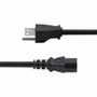 StarTech.com 8ft (2.4m) Computer Power Cord, NEMA 5-15P to IEC 60320 C13 AC Power Cable, 13A 125V, 16AWG, UL Listed Components - 6ft (271B-6800-POWER-CORD)