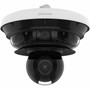 Wisenet PNM-C34404RQPZ 34 Megapixel Outdoor 4K Network Camera - Color - Dome - White - 65617 ft 200 m Infrared Night Vision - MJPEG PNM-C34404RQPZ