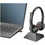 Poly Savi 8220 UC DECT USB-A Headset - Stereo - True Wireless - BluetoothDECT - 450 ft - 20 Hz - 20 kHz - On-ear - Binaural - Open - 77T33AAABA