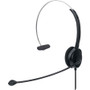 Manhattan Mono On-Ear Headset (USB), Microphone Boom (padded), Retail Box Packaging, Adjustable Headband, In-Line Volume Control, Ear (Fleet Network)