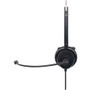 Manhattan Mono On-Ear Headset (USB), Microphone Boom (padded), Retail Box Packaging, Adjustable Headband, In-Line Volume Control, Ear (179867)