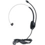 Manhattan Mono On-Ear Headset (USB), Microphone Boom (padded), Retail Box Packaging, Adjustable Headband, In-Line Volume Control, Ear (179867)