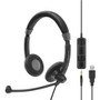 EPOS IMPACT SC 75 USB MS Headset - Stereo - Mini-phone (3.5mm), USB Type A - Wired - On-ear - Binaural - Noise Cancelling, Condenser, (1000635)