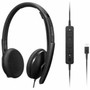 Lenovo Wired VoIP Headset UC - Stereo - USB Type C - Wired - 22 Kilo Ohm - 20 Hz - 20 kHz - On-ear Over-the-head - Binaural - - ft 4XD1M39028