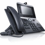 Cisco 8845 IP Phone - Refurbished - Corded - Corded - Bluetooth - Wall Mountable - Charcoal - TAA Compliant - VoIP - 2 x Network - PoE CP-8845-3PCC-K9-RF