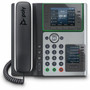 Poly Edge E450 IP Phone - Corded - CordedCordless - Wi-Fi Bluetooth - Desktop - Black - VoIP - IEEE 80211abgnac - 2 x Network - 82M90AA