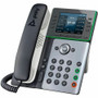 Poly Edge E500 IP Phone - Corded - Corded - Desktop - Black - TAA Compliant - VoIP - 2 x Network (RJ-45) - PoE Ports (82M94AA)