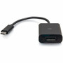 C2G USB-C to DisplayPort Adapter Converter - 4K 60Hz - Black - 1 x USB Type C - Male - 1 x DisplayPort Digital AudioVideo - Female - C2G26933