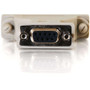 C2G DB9F to DB25F Null Modem Adapter - 1 Pack - 1 x 9-pin DB-9 Serial Female - 1 x 25-pin DB-25 Serial Female - Beige (02472)