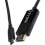 V7 USB-C Male to DisplayPort 1.2 Male 21.6 Gbps 4K UHD - 6.6 ft DisplayPort/USB-C A/V Cable for Audio/Video Device, Desktop Computer, (V7UCDP-2M)