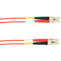 Black Box Fiber Optic Duplex Patch Network Cable - 49.2 ft Fiber Optic Network Cable for Network Device - First End: 2 x LC Network - (Fleet Network)