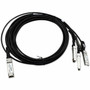 Axiom 40GBASE-CR4 QSFP to 4 10GBASE-CU SFP Passive DAC Cable HP 3m - 98 ft Twinaxial Network Cable for Network Device Router - 1 721064-B21-AX
