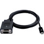 V7 USB-C to VGA Adapter Cable 2m 66 ft - 66 ft USBVGA Video Cable for Computer Video Device Notebook Tablet Mobile Device - 1 V7UCVGA-2M