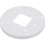 Vivotek Mounting Plate for Electrical Box, Gang Box, Network Camera, Security Camera Dome - TAA Compliant - 1-gang (Fleet Network)