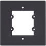 Kramer Frame for Wall Plate Inserts - 1 Gang - 1-gang - Gray - Metal FRAME-1GUSG
