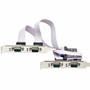 StarTech.com 4-Port Serial PCIe Card, Quad-Port RS232/RS422/RS485 Card, 16C1050 UART, ESD Protection, Windows/Linux, TAA-Compliant - @ (PS74ADF-SERIAL-CARD)