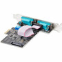 StarTech.com 2-Port Serial PCIe Card, Dual-Port RS232/RS422/RS485 Card, 16C1050 UART, ESD Protection, Windows/Linux, TAA-Compliant - @ (2S232422485-PC-CARD)