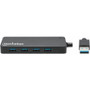 Manhattan 7-Port USB 3.2 Gen 1 Type-A Hub - for Tablet/Notebook/Desktop PC/Keyboard/Mouse/Flash Drive - USB 3.2 (Gen 1) Type A - 7 x - (168403)