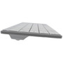 Seal Shield Cleanwipe Wireless Waterproof Keyboard - Wireless Connectivity - RF - 240 GHz - English US - QWERTY Layout - White SSWKSV099W