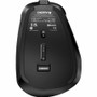CHERRY MW 8C ERGO Rechargeable Wireless Mouse - Optical - Wireless - Bluetooth/Radio Frequency - 2.40 GHz - Rechargeable - Black - USB (JW-8600US)