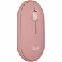 Logitech Pebble 2 M350s Mouse - Optical - Wireless - Bluetooth - Tonal Rose - 4000 dpi - Scroll Wheel - 3 Buttons - Symmetrical 910-007023