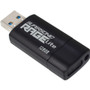 Patriot Memory Supersonic Rage Lite USB 3.2 Gen 1 Flash Drives - 128GB - 128 GB - USB 3.2 (Gen 1) - 120 MB/s Read Speed - Black, Blue (PEF128GRLB32U)