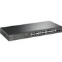 TP-Link 28-Port Gigabit Easy Smart Switch with 24-Port PoE+ - 28 Ports - Manageable - 2 Layer Supported - Modular - 2 SFP Slots - 27 W (TL-SG1428PE)