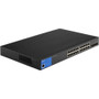 Linksys 24-Port Managed Gigabit PoE+ Switch - 24 Ports - Manageable - TAA Compliant - 3 Layer Supported - Modular - 410 W PoE Budget - (LGS328MPC)